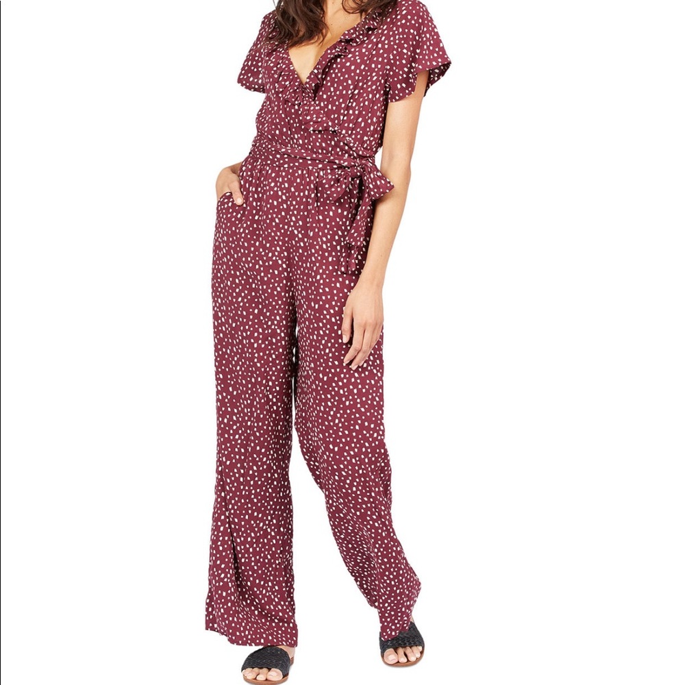 Mock wrap Roxy jumpsuit
